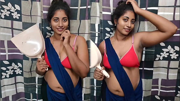 I fucked my stepmom hot Indian while cleaning house